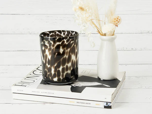 SASSY SOY CANDLES XXL ANIMAL PRINT - FIG & CASSIS